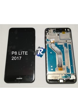 TOUCH LCD DISPLAY Huawei P8 Lite 2017 Nero PRA-LA1 PRA-LX1 PRA-LX3 + FRAME