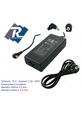 Alimentatore caricabatt Toshiba Satellite Pro A200 A300 L300 L450 L500