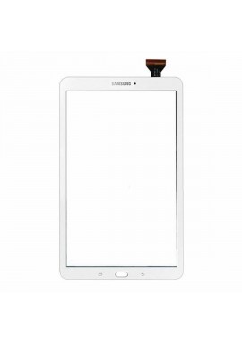 TOUCH SCREEN VETRO SAMSUNG GALAXY Tab E SM-T560 T561 9.6 BIANCO CON BIADESIVO