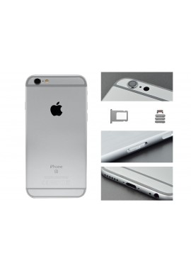 BACK COVER SCOCCA POSTERIORE TELAIO IPHONE 6S SILVER BIANCO ARGENTO