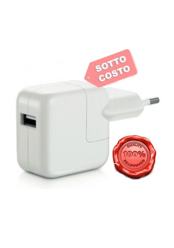 Caricabatteria Alimentatore per Apple ipad 5 Air 2 iPad 4 3 2 Mini 12W 12 watt