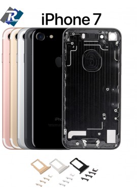 BACK COVER SCOCCA POSTERIORE TELAIO IPHONE 7 Jet Black Nero