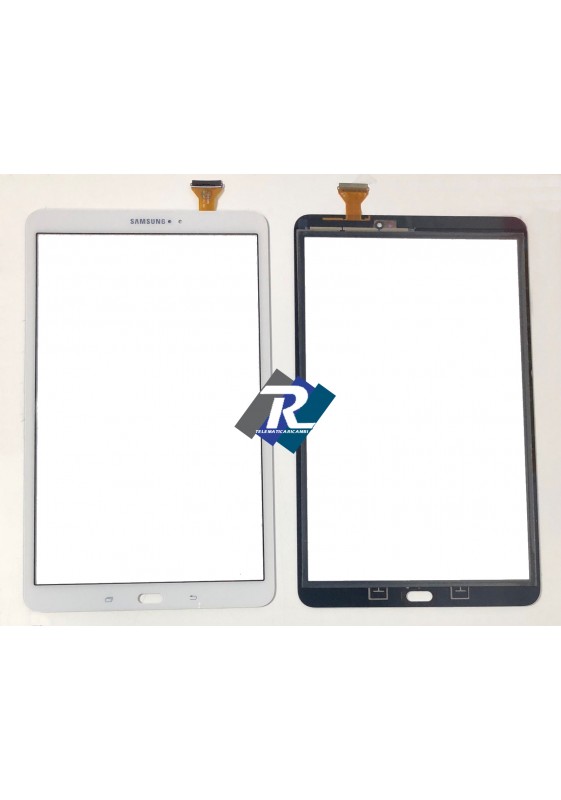 TOUCH SCREEN VETRO SAMSUNG GALAXY Tab A 10.1 SM-T580 SM-T585 BIANCO CON BIADESIVO