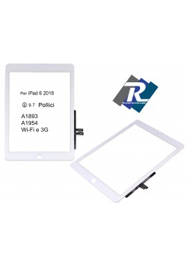 TOUCH SCREEN VETRO LCD DISPLAY APPLE iPad Air 2 Nero A1566 A1567 (iPad 6) -  Telematicaricambi