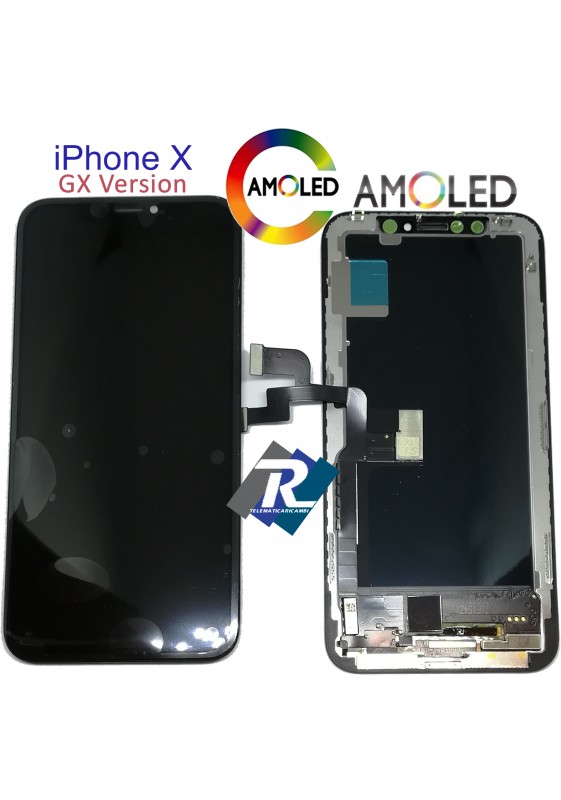 Display LCD OLED Touch Screen Vetro Schermo Apple iPhone X