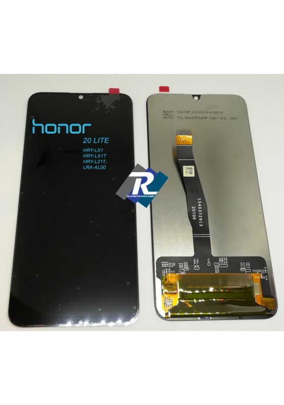 TOUCH LCD DISPLAY HUAWEI HONOR 20 LITE HRY-LX1 HRY-LX1T HRY-L21T LRA-AL00 NERO