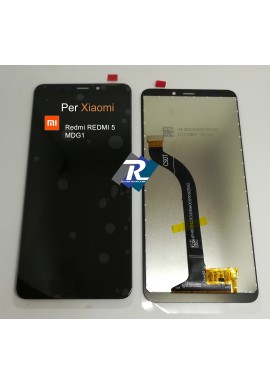 TOUCH SCREEN VETRO LCD DISPLAY PER XIAOMI REDMI 5 MDG1 NERO