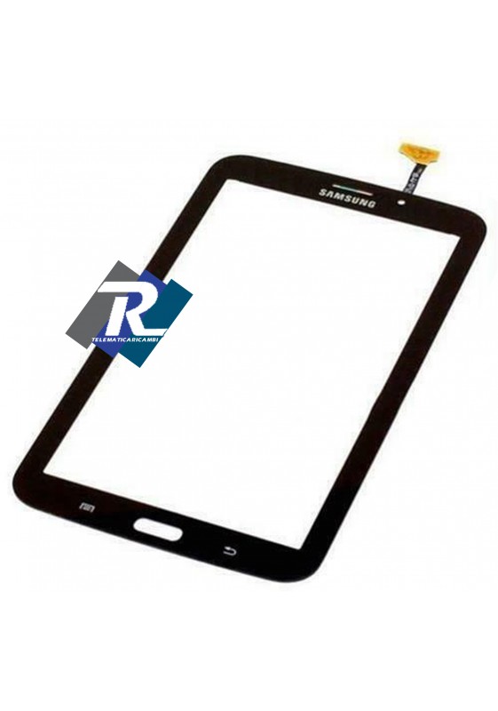 TOUCH SCREEN SCHERMO SAMSUNG GALAXY Tab 3 SM-T211 GT-P3200 7" NERO BIADESIVO