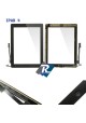 TOUCH SCREEN vetro per Apple iPad 4 Nero A1458 A1459 A1460 + Tasto home adesivi