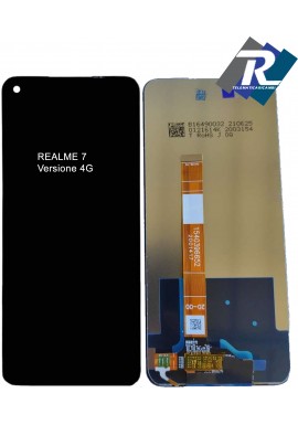 DISPLAY LCD REALME 7 4G RMX2155 TOUCH SCREEN VETRO SCHERMO NERO