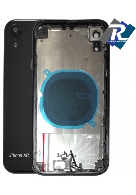 SCOCCA POSTERIORE IPHONE XR BACK COVER FRAME TELAIO CHASSIS NERO COMPATIBILE