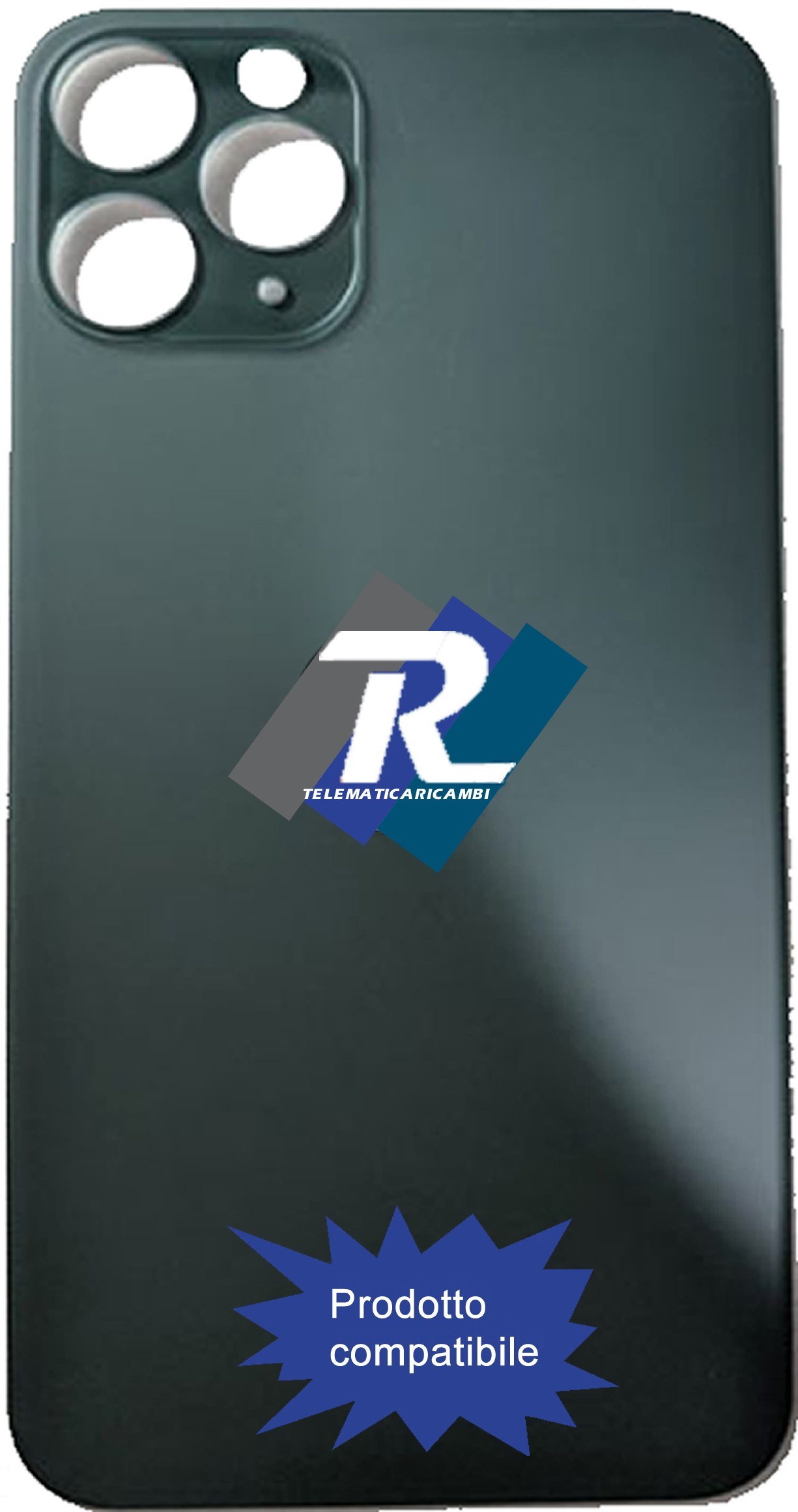 Cover Posteriore In Vetro Per IPhone 13 &ndash; Foro Grande Con Colla Inclusa &ndash; Qualit&agrave; Premium