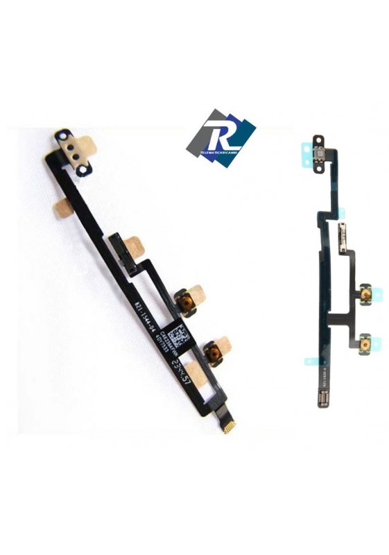 FLEX FLAT TASTO ACCENSIONE TASTI POWER ON OFF VOLUME MUTE VIBRA APPLE IPAD MINI 