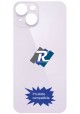 VETRO SCOCCA POSTERIORE COPRI BATTERIA iPhone 14 VIOLA BACK COVER BIG HOLE