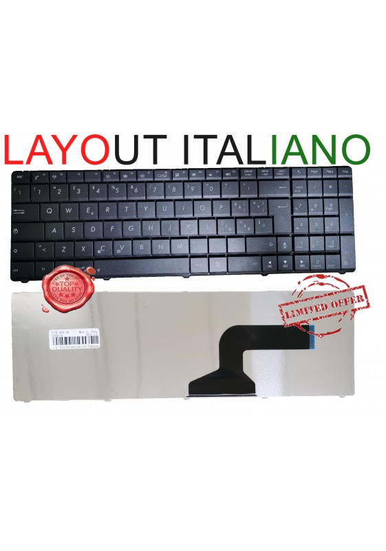 Tastiera Asus ITALIANA K52 K52J K52JKK52JR K52F N53 N53JFN53JQ N53SV N53SN NERA