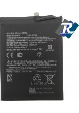 BATTERIA BM53 PER XIAOMI Mi 10T /10T Pro REDMI K30S 5000 mAh Sostitui. ORIGINALE