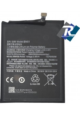 BATTERIA BN51 PER XIAOMI REDMI 8 M1908C3IG - XIAOMI Redmi 8A M1908C3KG 5000 mAh