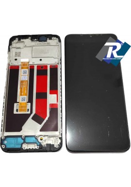 DISPLAY LCD OPPO A18 CPH2591 - A38 4G CPH2579 TOUCH SCREEN SCHERMO NERO + FRAME