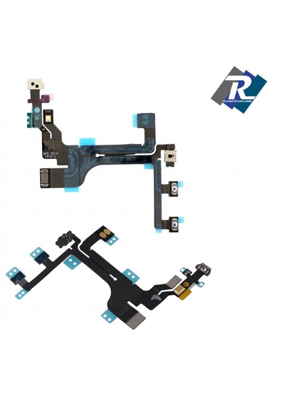 FLEX FLAT ACCENSIONE TASTO ON OFF POWER SWITCH TASTI VOLUME PER APPLE IPHONE 5C