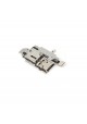 Flex flat lettore scheda sim card e micro sd slot per samsung galaxy s3 gt-i9300