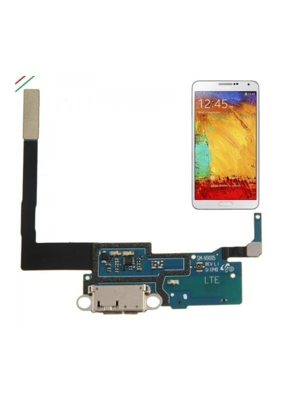 FLEX CONNETTORE DOCK RICARICA MICROFONO PER SAMSUNG GALAXY NOTE 3 SM N9005