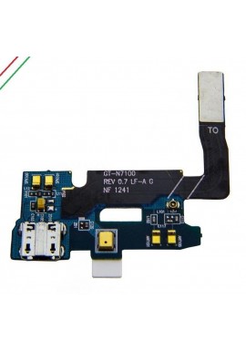 Flex Flat Connettore di Ricarica USB per Samsung Galaxy Note 2 N7100