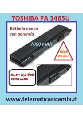 Batteria Potenziata 7800mAh per Toshiba PA3399U1BRS, PA3399U-1BRS PA3399U