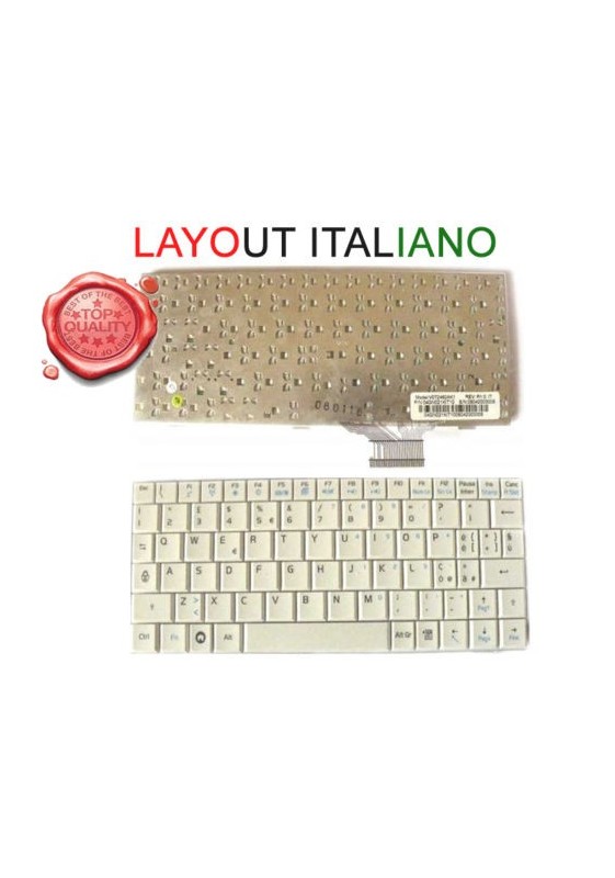 Tastiera Italiana Bianca per Asus EE PC EEEPC 700 701 900 901 Averatec 1020