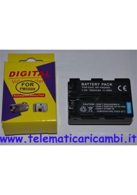 Batteria NP-FM500H 7,2 volt 1650 mAh SONY A57 A55 A900 A850 A100 A350 - Nuova -