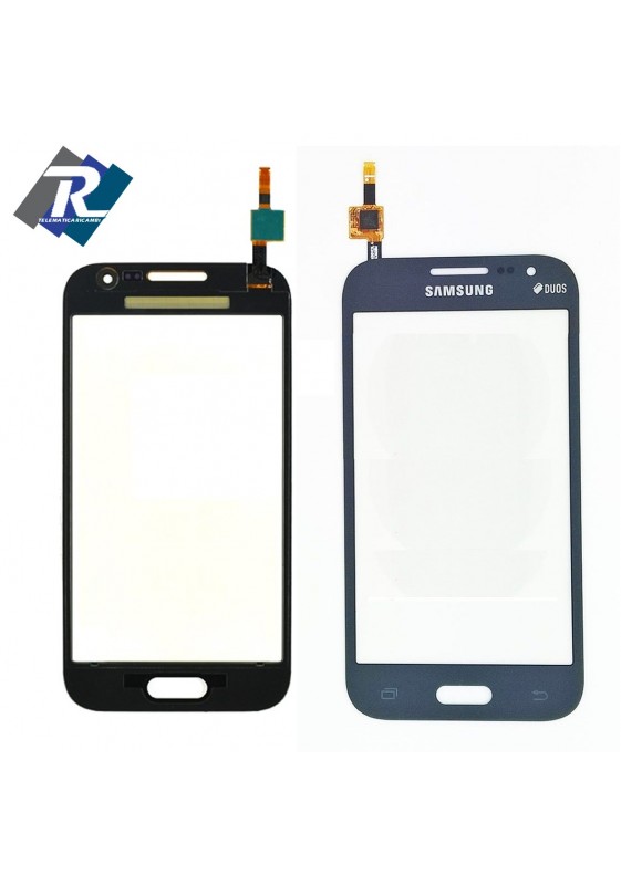 TOUCH SCREEN SAMSUNG GALAXY CORE PRIME SM-G360 G360F DUOS BIADESIVO GRIGIO SCURO NERO