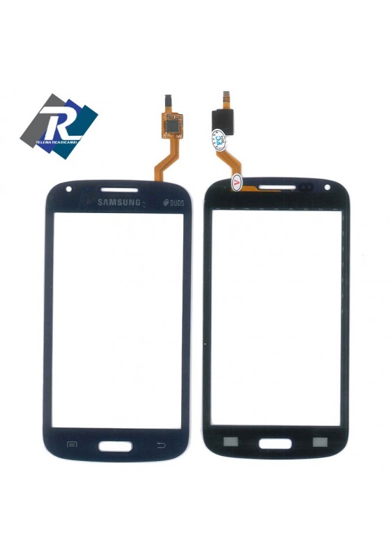 TOUCH SCREEN SAMSUNG GALAXY CORE GT-i8260 i8262 duos NERO - DARK BLU + Biadesivo