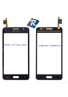 TOUCH SCREEN VETRO PER SAMSUNG GALAXY GRAND PRIME SM-G530 G530FZ GRIGIO SCURO NERO