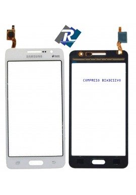 TOUCH SCREEN VETRO PER SAMSUNG GALAXY GRAND PRIME SM-G530 G530FZ BIANCO DUOS