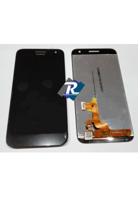 TOUCH SCREEN VETRO COMPLETO DI LCD DISPLAY Per Huawei Ascend G7-L01 Nero