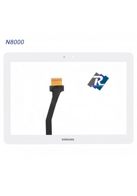 TOUCH SCREEN VETRO PER TABLET SAMSUNG GALAXY NOTE N8000 GT-N8000  10.1 BIANCO